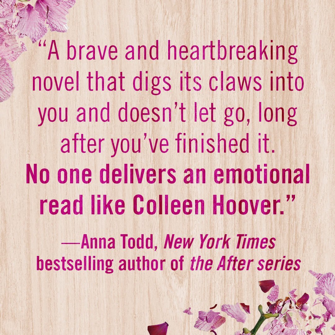 It Ends With Us A Novel by Colleen Hoover Book(1)